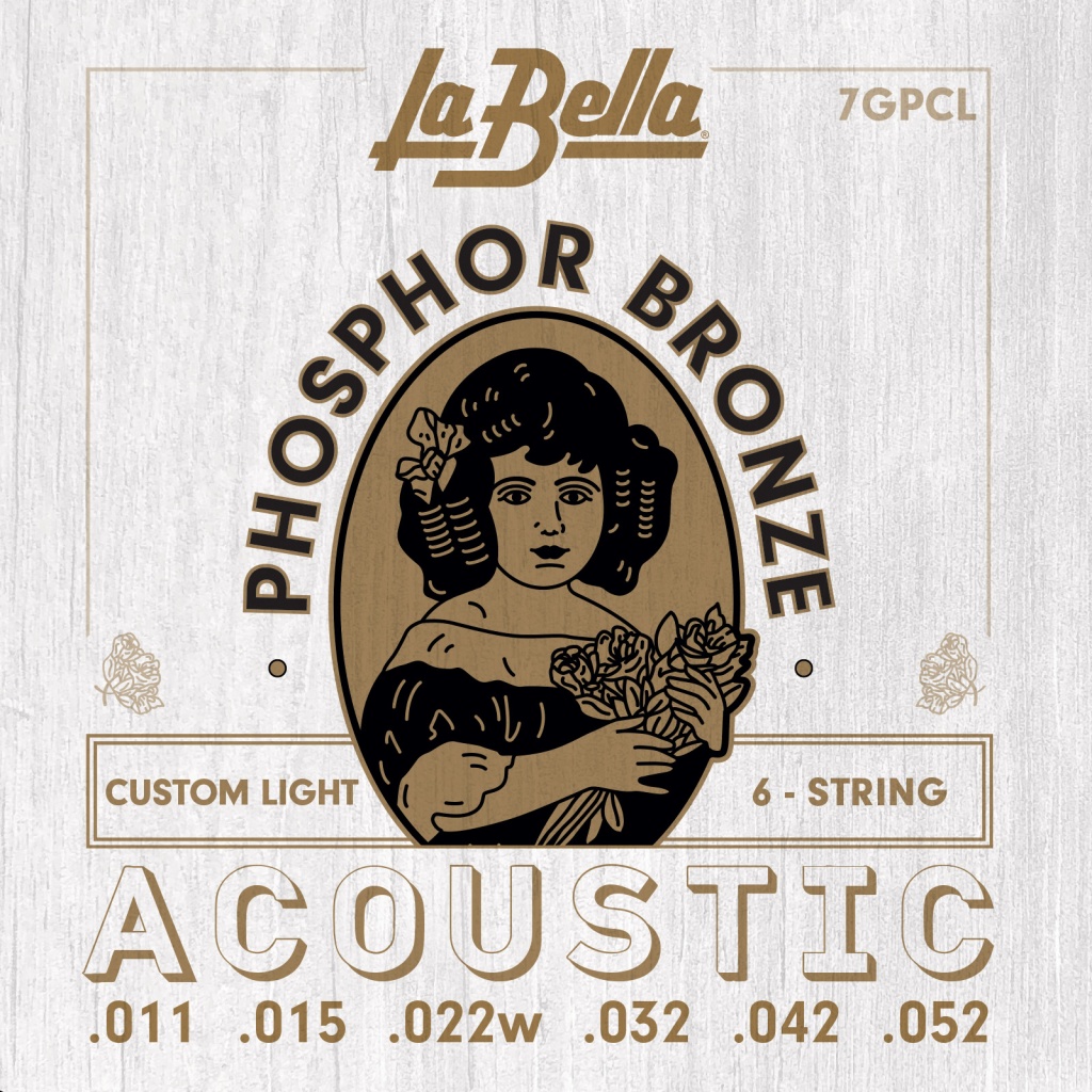 La Bella 7GPCL Комплект струн для акустической гитары
