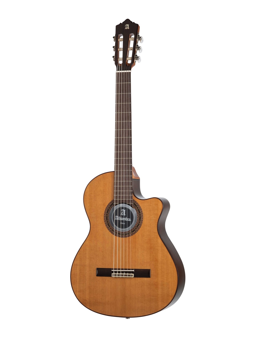 Alhambra 6.855 Cutaway 3C CW E1 Классическая гитара 6-струнная со звукоснимателем