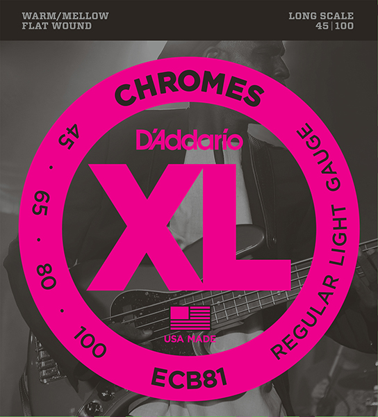 D'Addario ECB81 Chromes Комплект струн для бас-гитары