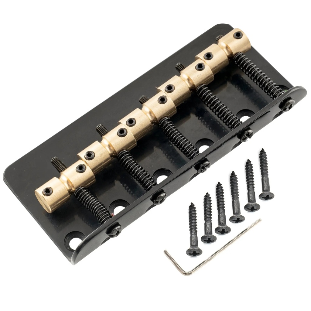 Musiclily MX2823BK Бридж для 5-струнной бас-гитары