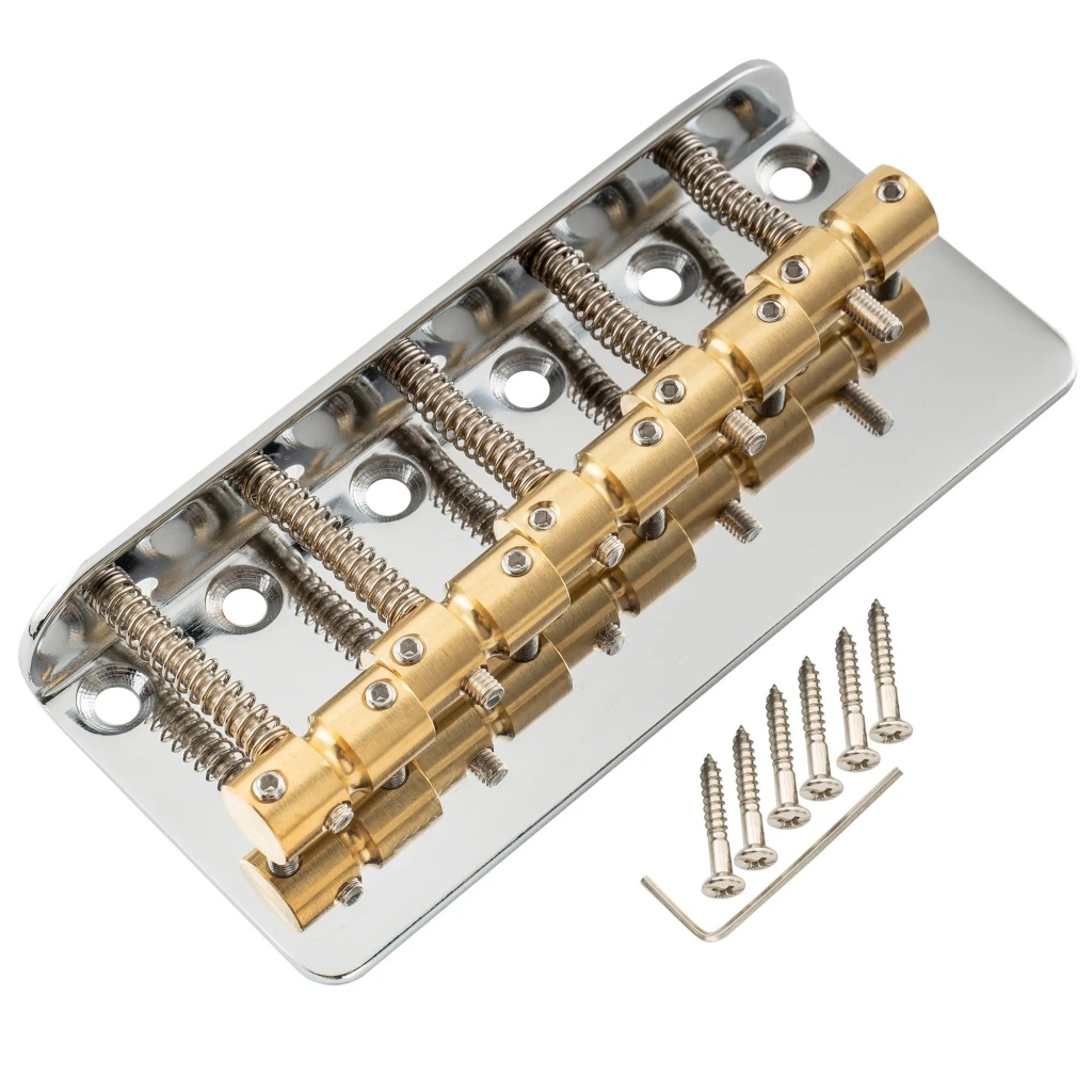 Musiclily MX2823CR Бридж для 5-струнной бас-гитары