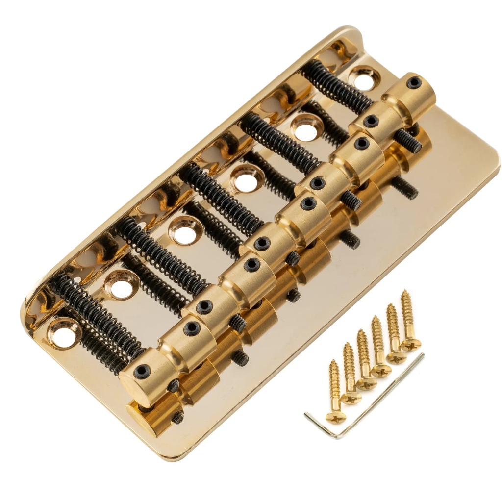 Musiclily MX2823GD Бридж для 5-струнной бас-гитары