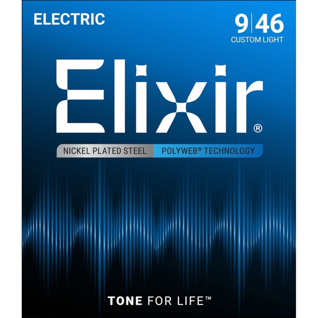 Elixir 12025 POLYWEB Комплект струн для электрогитары