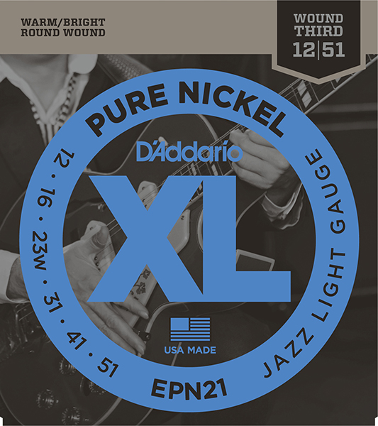 D'Addario EPN21 XL Pure Nickel Комплект струн для электрогитары