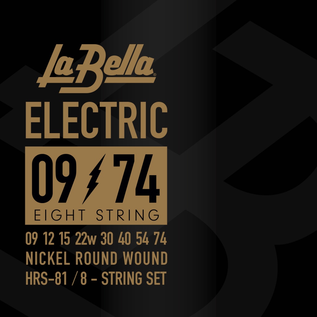La Bella HRS-81 HRS Crazy Eights Комплект струн для 8-струнной электрогитары