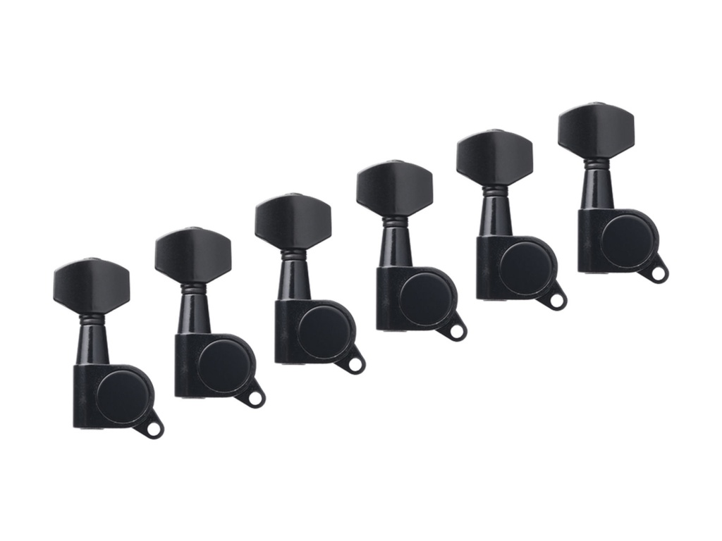 Metallor MH-04-BK-6L Колки для гитары 6л