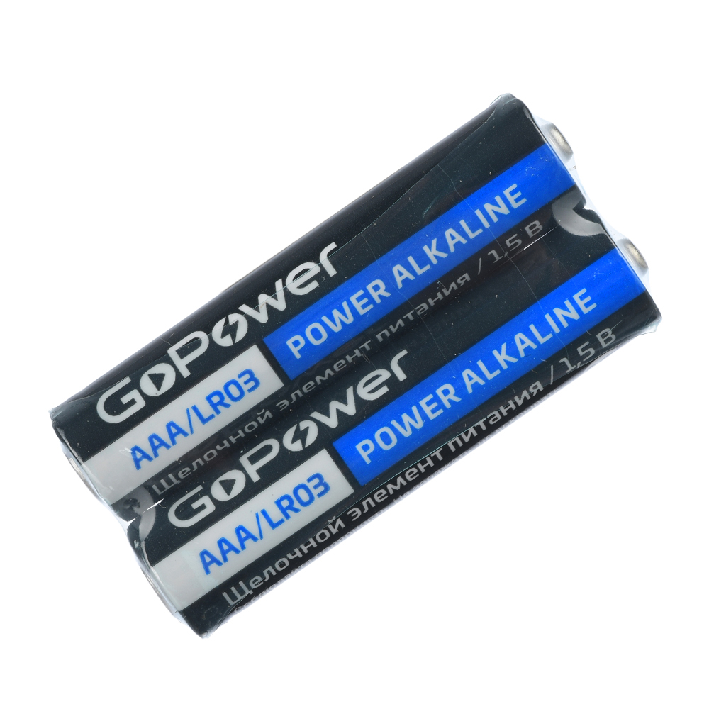 GoPower 00-00015600 Super Power Alkaline Элемент питания AAA/LR03 щелочной 1.5В