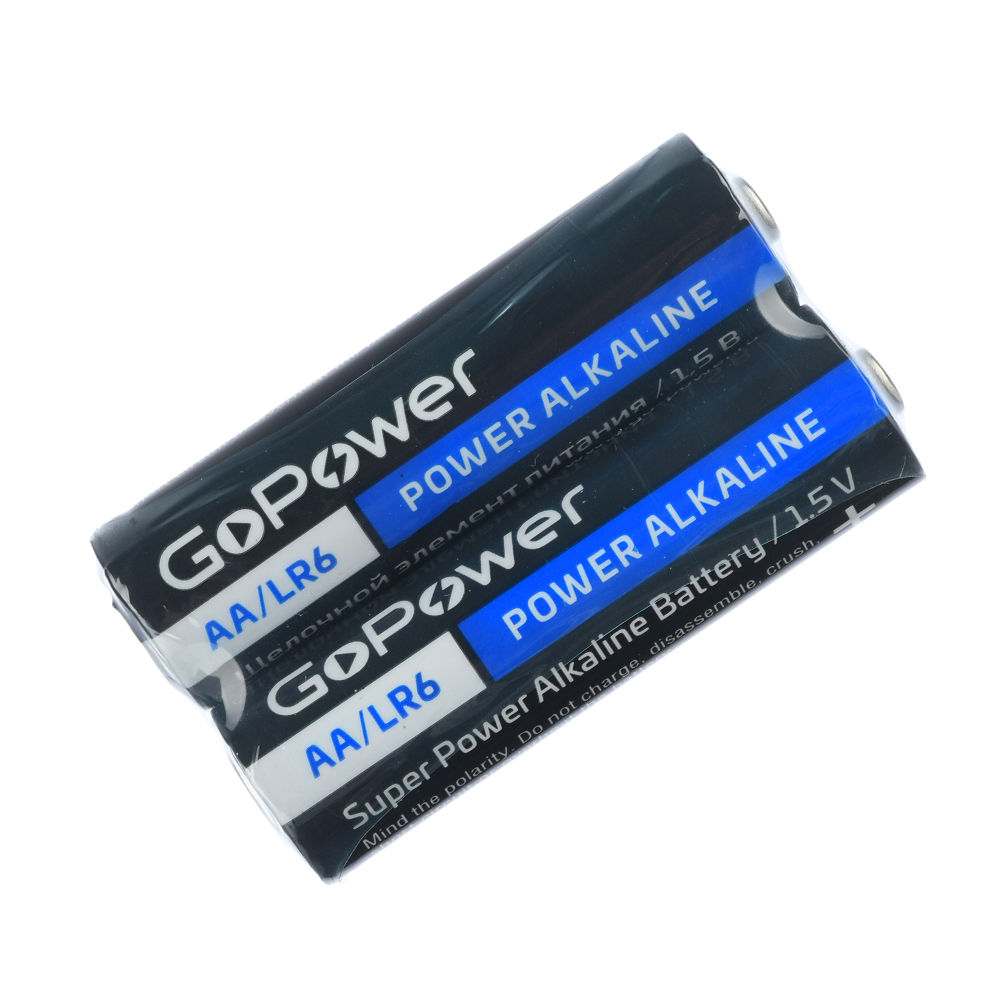 GoPower 00-00015599 Super Power Alkaline Shrink Элемент питания AA/LR6 щелочной 1.5В