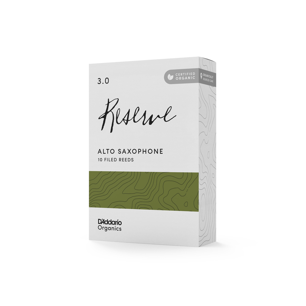 D'Addario Woodwinds Rico ODJR1030 Organic Reserve Трости для саксофона альт