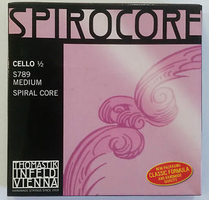 Thomastik S789 Spirocore Комплект струн для виолончели размером 1/2