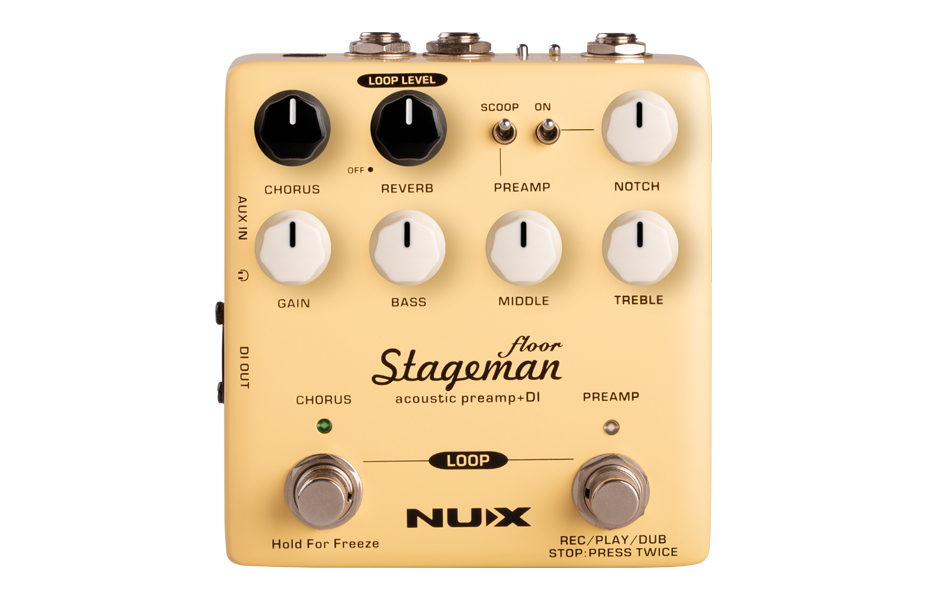 Nux NAP-5 Stageman Floor Предусилитель для акустической гитары