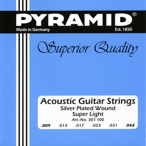 Pyramid 301100 Silver Wound Комплект струн для акустической гитары