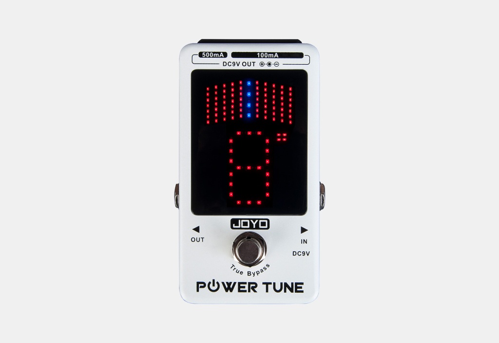 Joyo JF-18R-Power-Tune Тюнер педальный со встроенным блоком питания на 8 педалей