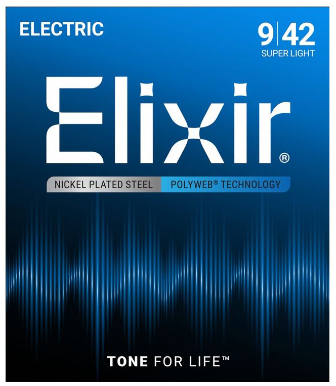 Elixir 12000 POLYWEB Комплект струн для электрогитары
