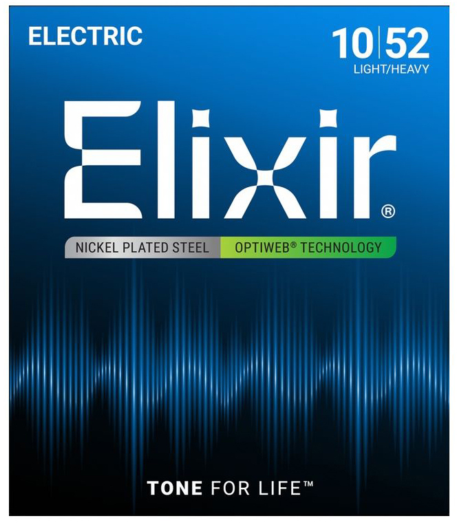 Elixir 19077 Optiweb Комплект струн для электрогитары