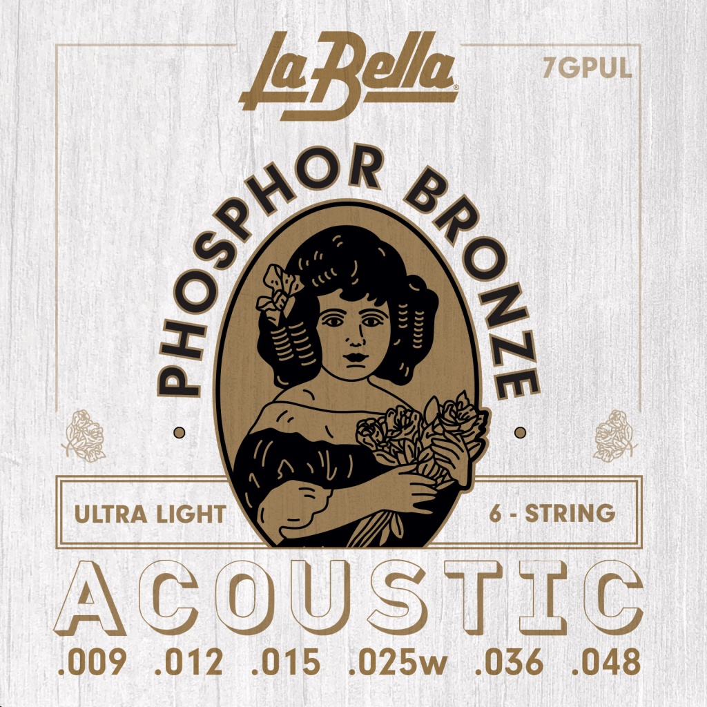 La Bella 7GPUL Комплект струн для акустической гитары