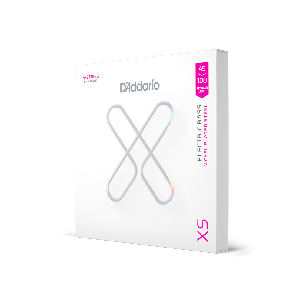 D'Addario XSB45100 XS Nickel Комплект струн для бас-гитары