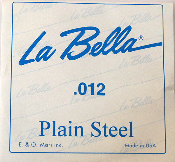 La Bella PS012 Отдельная стальная струна без оплетки
