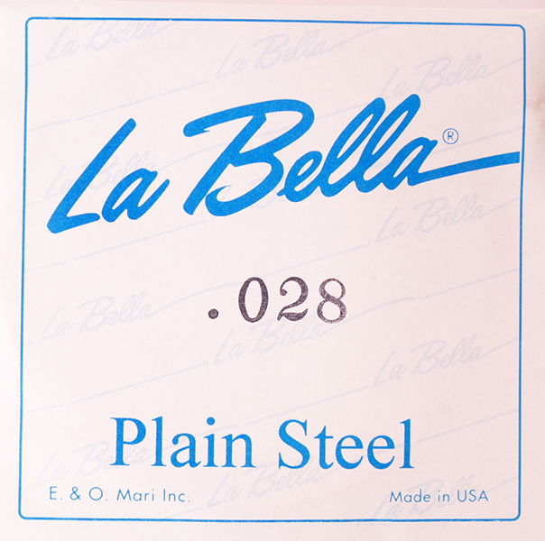 La Bella PS028 Отдельная стальная струна без оплетки