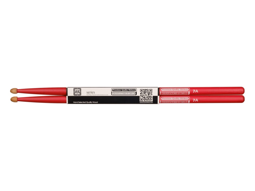 HUN 10103008 Colored Series QI 7A RED Барабанные палочки