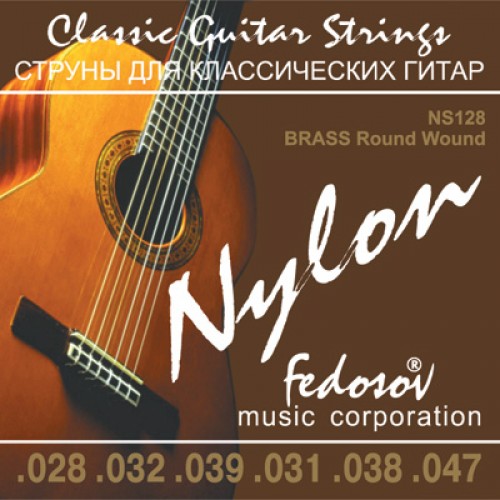 Fedosov NS128 Brass Round Wound Комплект струн для классической гитары