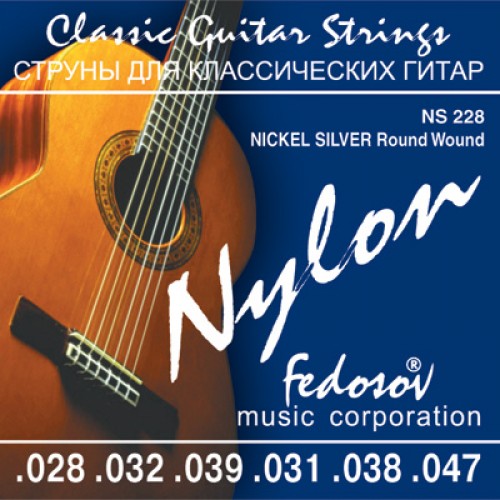 Fedosov NS228 Nickel Silver Round Wound Комплект струн для классической гитары