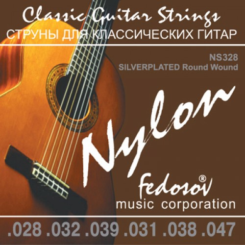 Fedosov NS328 Silverplated Round Wound Комплект струн для классической гитары