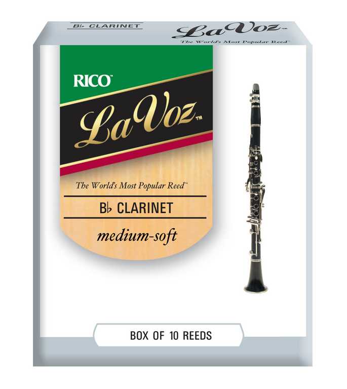 D'Addario Woodwinds Rico RCC10MS La Voz Трости для кларнета Bb