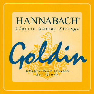 Hannabach 725MHT GOLDIN Комплект струн для классической гитары