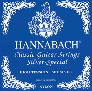 Hannabach 815HT Blue SILVER SPECIAL Комплект струн для классической гитары нейлон/посеребренные Hannabach