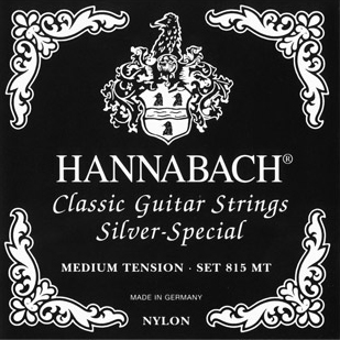 Hannabach 815MT Black SILVER SPECIAL Комплект струн для классической гитары нейлон/посеребренные Hannabach