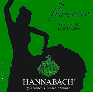 Hannabach 827LT Green FLAMENCO Комплект струн для классической гитары желтый нейлон/посеребренные Hannabach