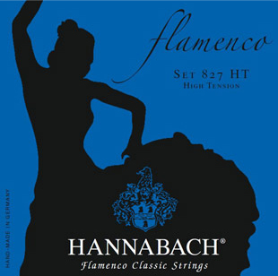 Hannabach 827HT Blue FLAMENCO Комплект струн для классической гитары желтый нейлон/посеребренные Hannabach