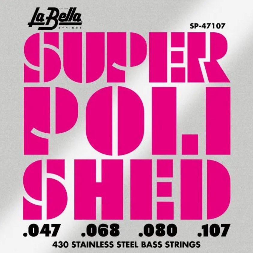 La Bella SP-47107 Super Polished Комплект струн для бас-гитары
