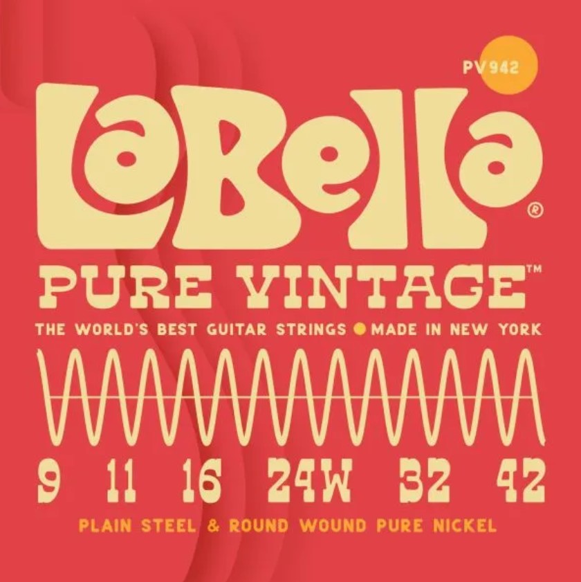 La Bella PV942 Pure Vintage Комплект струн для электрогитары