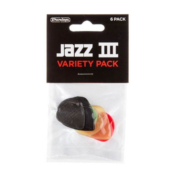 Dunlop PVP103 Набор медиаторов Jazz III Pick Variety Pack 6шт