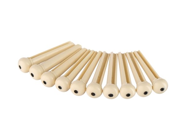 Alice A021IVY/2PVC Фиксатор струн слоновая кость с черной точкой Alice