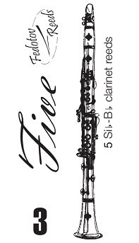 FedotovReeds FR25C002 Five Трости для кларнета No 3 (5шт)
