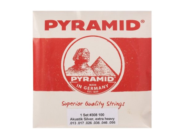 Pyramid 308100 Silver Wound Комплект струн для акустической гитары