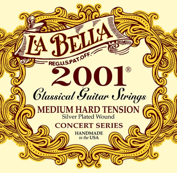 La Bella 2001MH Medium Hard Комплект струн для классической гитары