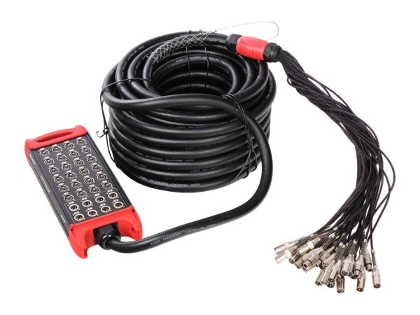 Soundking BCB407-30m Сценическая коммутационная коробка 24хXLR входа + 8хXLR выходов