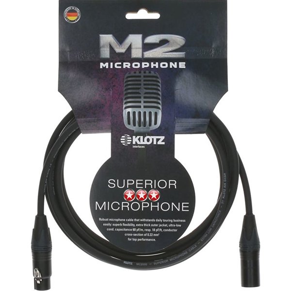 Klotz M2FM1-0300 M2 Кабель микрофонный XLR