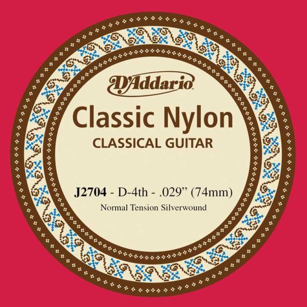 D'Addario J2704 Classical Отдельная 4-ая струна для классической гитары