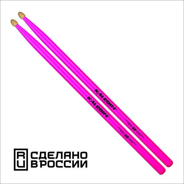 Kaledin Drumsticks 7KLHBPK5B Pink 5B Барабанные палочки