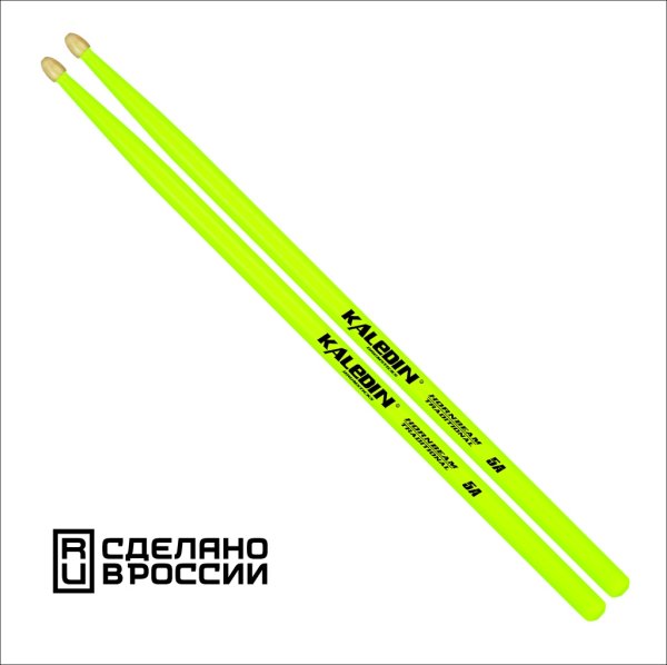 Kaledin Drumsticks 7KLHBYL5A Yellow 5A Барабанные палочки