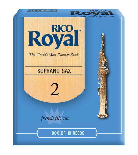 D'Addario Woodwinds Rico RIB1020 Rico Royal Трости для саксофона-сопрано D'Addario Woodwinds Rico RIB1020 Rico Royal Трости для саксофона-сопрано