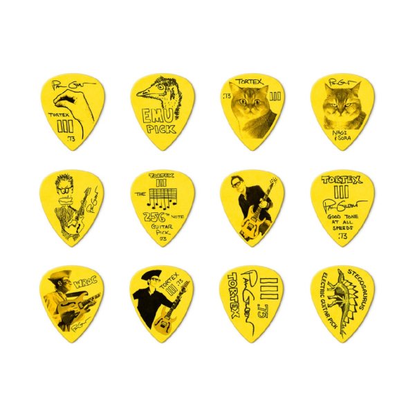 Dunlop PG462P Paul Gilbert Custom Tortex TIII Медиаторы