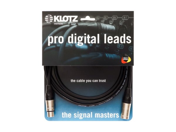 Klotz D2-3X1K1-05.0 Кабель AES & DMX