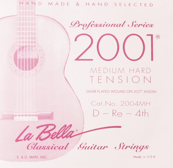 La Bella 2004MH Отдельная 4-я струна для гитары посеребреная La Bella