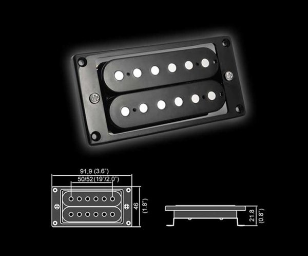 Belcat BH-22Bridge-BK Звукосниматель магнитный